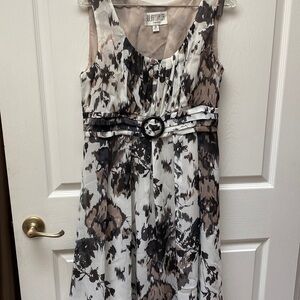 Y womens Julian Taylor lining sleeveless a-line dress size 14